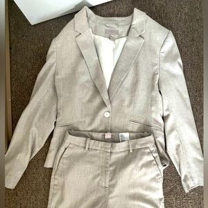 H&M ladies gray blazer and pants set